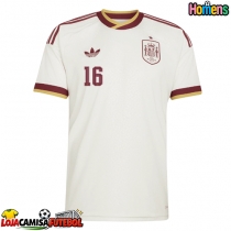 Camisa de Futebol Espanha Rodri Hernandez #16 Equipamento Secundário Mundo 2026 Manga Curta